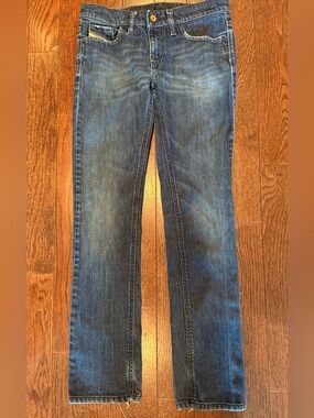 Vintage Diesel Liv Y2K 28 Straight Leg Blue Jeans